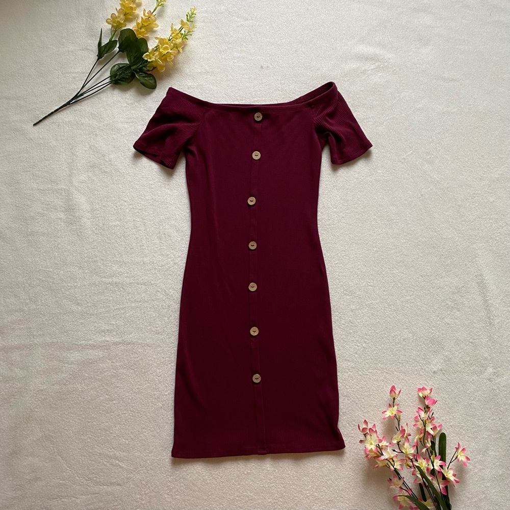 Justine Off Shoulder Dress Fashion Nova